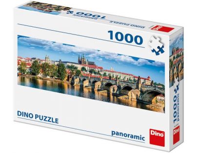 Dino Puzzle panoramic Hradčany 1000 dílků