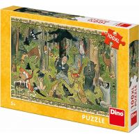 Dino Puzzle Josef Lada Hajného sen 100 XL dílků 2