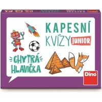 Dino Kapesní kvízy junior Chytrá hlavička cestovní hra 3