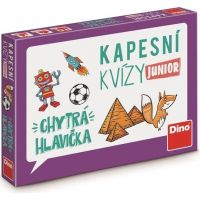 Dino Kapesní kvízy junior Chytrá hlavička cestovní hra 4