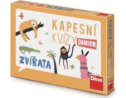 Dino Kapesní kvízy junior Zvířata cestovní hra