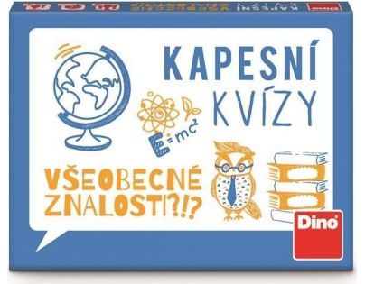 Dino kapesní kvízy všeobecné znalosti cestovní hra