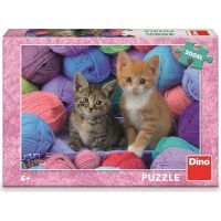 Dino Puzzle koťátka 300 XL dílků 3