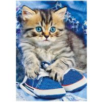 Dino Kotě v modré botě XL puzzle 300 dílků 2