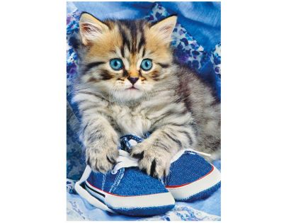 Dino Kotě v modré botě XL puzzle 300 dílků