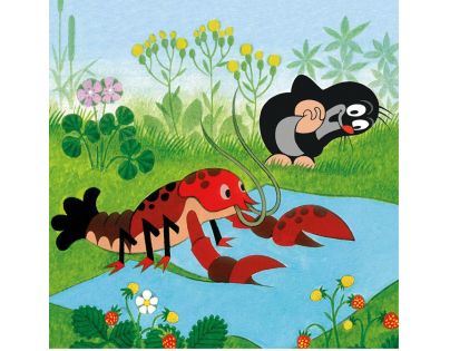 Dino Puzzle Krteček a kalhotky 3 x 55 dílků