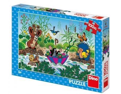 Dino Puzzle Krtečkova plavba 100 XL dílků
