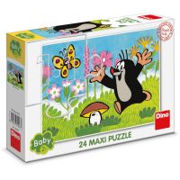 Dino Puzzle maxi Krtek a houba 24 dílků 2