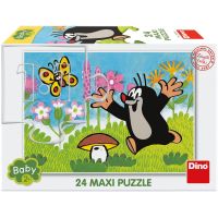 Dino Puzzle maxi Krtek a houba 24 dílků 3