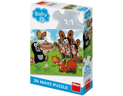 Dino Puzzle Krtek narozeniny 24 XXL dílků