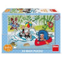 Dino Krtek ve vodě 24 dílků Maxi puzzle 2