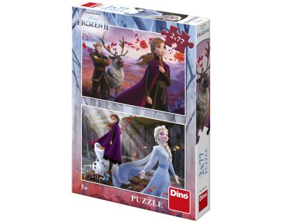 Dino Puzzle Ledové království II. 2 x 77