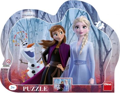 Dino Puzzle deskové Ledové království II. 25 dílků