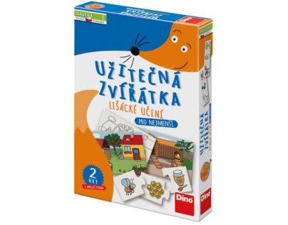Dino Lišácké učení Užitečná zvířátka naučná hra