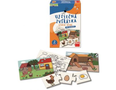 Dino Lišácké učení Užitečná zvířátka naučná hra