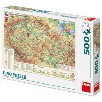Dino Mapa české republiky Puzzle 500 dílků 2