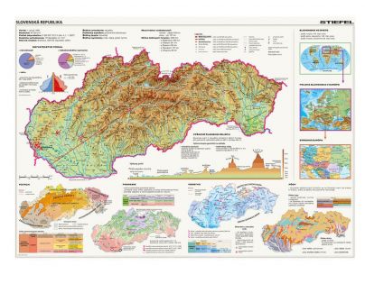 Dino Mapy Slovenska puzzle 2000 dílků