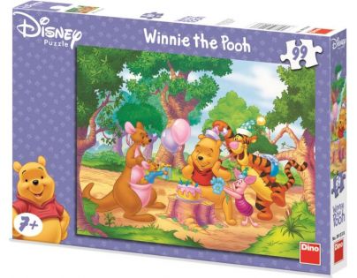 Dino Medvídek Pú Puzzle Narozeniny 99 dílků