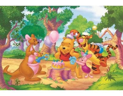 Dino Medvídek Pú Puzzle Narozeniny 99 dílků
