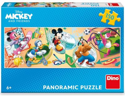Dino Puzzle panoramic Mickey 150 dílků