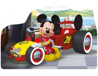 Dino Mickey a Minnie na závodech puzzle 4 x 54 dílků