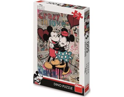 Dino Puzzle Mickey retro 500 dílků