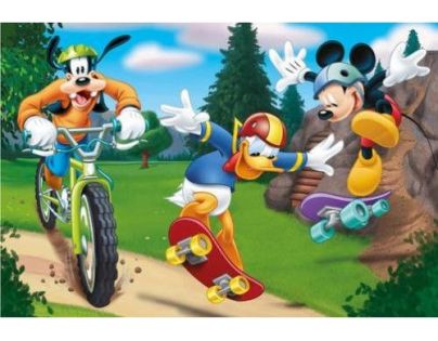 Dino Mickey sportuje 2 x 66 dílků puzzle
