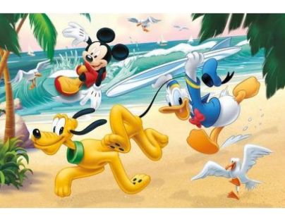 Dino Mickey sportuje 2 x 66 dílků puzzle