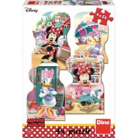 Dino Puzzle Minnie a Daisy v létě 4 x 54 dílků 6