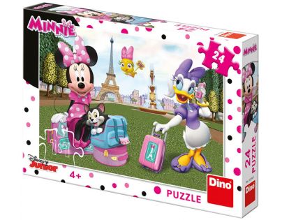 Dino Puzzle Minnie v Paříži 24 dílků