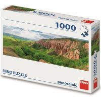 Dino Puzzle panoramatické Červená rokle 1000 dílků 2
