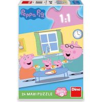 Dino Puzzle maxi Peppa Pig Oběd 24 dílků 3