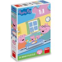 Dino Puzzle maxi Peppa Pig Oběd 24 dílků 4