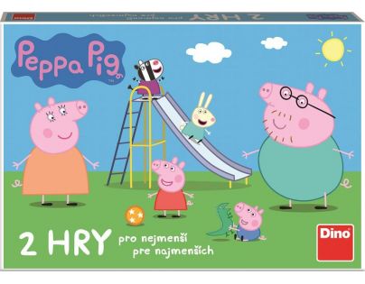 Dino Peppa Pig Pojď si hrát a skluzavky dětská hra