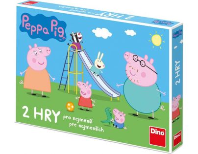 Dino Peppa Pig Pojď si hrát a skluzavky dětská hra
