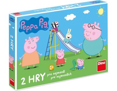 Dino Peppa Pig Pojď si hrát a skluzavky dětská hra