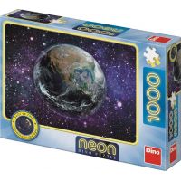 Dino Puzzle neon Planeta Země 1000 dílků 2