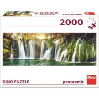 Dino Puzzle panoramic Plitvické  vodopády 2000 dílků 3