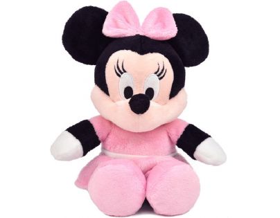 Dino Disney Plyšová Minnie v růžových šatech 25 cm