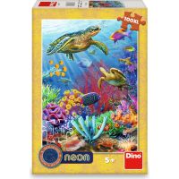 Dino Puzzle neon Podmořský svět 100 XL dílků 4