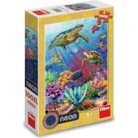 Dino Puzzle neon Podmořský svět 100 XL dílků 5
