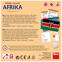 Dino Poznej vlajky Afrika cestovní hra 4