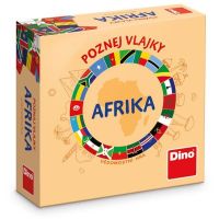 Dino Poznej vlajky Afrika cestovní hra 3