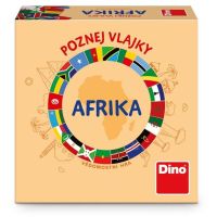 Dino Poznej vlajky Afrika cestovní hra