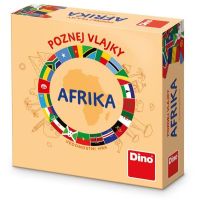 Dino Poznej vlajky Afrika cestovní hra 5