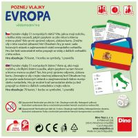 Dino Poznej vlajky Evropa cestovní hra 4