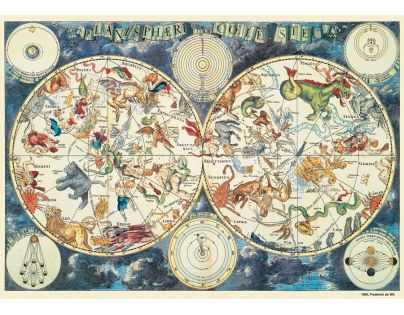 Dino Puzzle Astrologická mapa 500 dílků