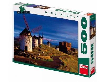 Dino Puzzle Cesta k větrnému mlýnu 500 dílků