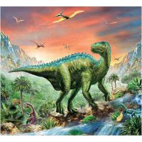Dino Puzzle Dinosauři s figurkou 60 dílků - Iguanodon