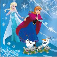 Dino Puzzle Disney Frozen Zimní radovánky 3 x 55 dílků 3